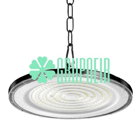 Campana Led High Bay 200W UFO Almacen Nave Industrial Centro Distribucion
