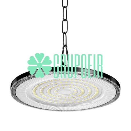 Campana Led High Bay 100W UFO Luminaria Industrial Techo Bodega Taller