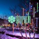 Cascada Lluvia Multicolor 4 Mts Meteoritos Nieve Carambano Luces Navideñas