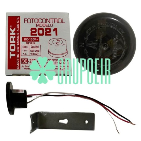 Fotocelda Tork 2021 105V 110V 127V 130V Exterior Lamparas Suburbanas
