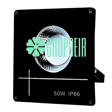 Reflector 50W Led Cob Blanco Exterior Fachada Jardin Entrada Estacionamiento