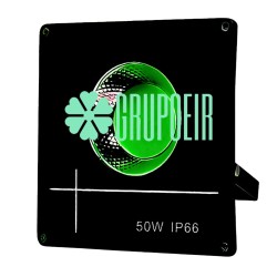 Reflector 50W Led Cob Verde Exterior Fachadas Jardines Arboles Arbustos