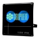 Reflector Cob 100W Led Azul Exteriores Luz Jardin Fachada Iluminacion 