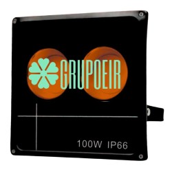 Reflector Cob 100W Led Naranja Exterior Fachada Jardin Hotel Restaurante