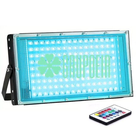 Reflector 2835 Led 150W Rgb Colores Iluminacion Festiva Halloween Navidad