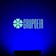 Reflector 50W Led Cob Azul Exterior Fachada Jardin Hotel Restaurante Bar