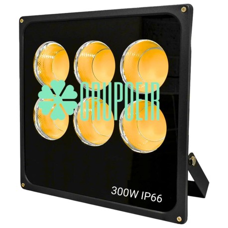 Reflector Led Cob 300W Calido Exterior Palmeras Avenidas Plaza Comercial