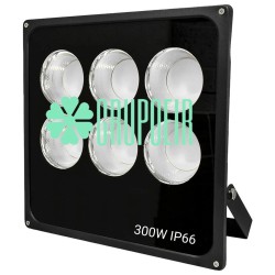 Reflector Led Cob 300W Blanco Exterior Fachada Hospital Tunel Autopista