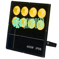 Reflector Led Cob 400W Calido Exterior Campo Deportivo Estadio Torres De Luz
