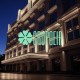 Reflector Led Cob 200W Calido Luz Calida Exterior Fachada Edificio Hotel 