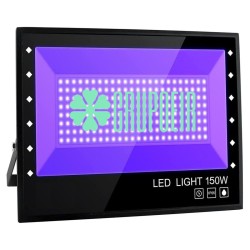 Reflector Luz Negra Led 150W Ultravioleta Uva Hotel Restaurante Bar Show Dj