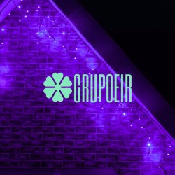 Cascada 6 Mts Led Multicolor 300 Luces Halloween Dia De Muertos Navidad