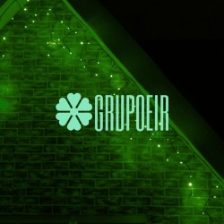 Cascada 6 Mts Led Verde 300 Luces Fiestas Patrias Navidad Alumbrado Festivo