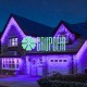 Cascada 6 Mts Led Multicolor 300 Luces Halloween Dia De Muertos Navidad