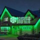 Cascada 6 Mts Led Verde 300 Luces Fiestas Patrias Navidad Alumbrado Festivo
