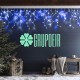 Cascada Led 10 Mts Navideña 500 Luces Blanco y Azul Navidad Alumbrado