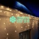 Cascada Led 12 Mts Calido 600 Luces Exterior Alumbrado Navideño Municipio
