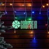 Cascada Led 16 Mts Multicolor