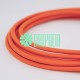 Cable Naranja 100 Mts Textil Fino Electrico Redondo 2x18 5.5mm Lamparas
