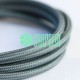 Cable 1m Gris Textil Fino Electrico 2x18 5.5mm Lampara Candelabro Candil