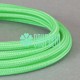 Cable Verde Neon 100 Mts Textil Fino Electrico Redondo 2x18 5.5mm Lamparas