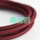 Cable Vino 100 Mts Textil Fino Electrico Redondo 2x18 5.5mm Lampara Candil