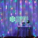 Cortina 3X3 Mts Magica Color Luces Led Navidad Plaza Comercial Evento