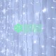 Cortina 6x3 Mts Blanco Luces Led Evento Navidad Plaza Centro Comercial