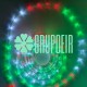 Manguera 10 Mts Exterior Tricolor Fiestas Patrias Led Tivoli Redonda Magica
