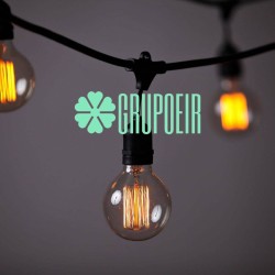 Extension 10 Mts Focos Bombilla Filamento De Carbono Hotel Restaurante