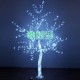 Arbol Cerezo 2.10 Mts Blanco Luces Led Flor De Durazno Cherry Blossom