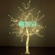 Arbol Flor De Cerezo Durazno Cherry Blossom Luces Led Calido 2.10 Mts