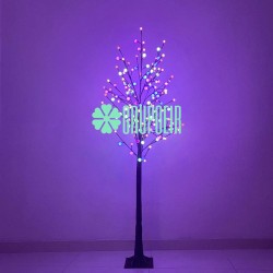 Arbol Luces Led Decorativo Iluminado Navidad Multicolor 1.8 Mts Globo