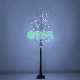 Arbol Luces Led Decorativo Iluminado Navidad Luz Blanca 1.8 Mts Globo