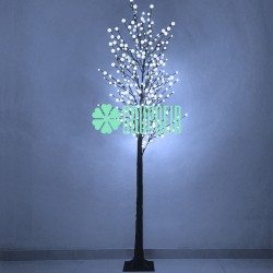 Arbol Led Globo 2.20 Mts Blanco