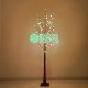 Arbol Luces Led Decorativo Iluminado Navidad Luz Cálida 1.8 Mts Globo