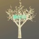 Arbol Cerezo Robusto Calido 2m Luces Led Decoracion Hoteles Restaurantes