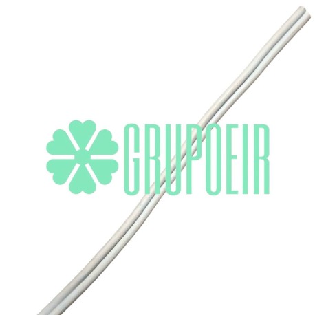 Cable Plano 2x18 Blanco Electrico Para Lamparas Luminarias Extensiones 