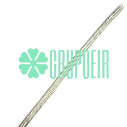 Cable Plano 2x18 Transparente