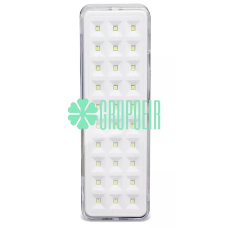 Lampara De Emergencia 30 Leds 60W Iluminacion Portatil Recargable Con Enchufe