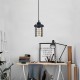 Lampara Vintage Industrial Colgante Jaula Grid Edison Retro