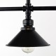 Candelabro 3 Lamparas Vintage Industrial Edison Classic Shade