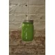 Lampara Vintage Industrial Mason Jar Edison Cristal Retro Verde