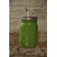 Lampara Vintage Industrial Mason Jar Edison Cristal Retro Verde
