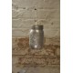 Lampara Vintage Industrial Mason Jar Edison Cristal Retro Plata