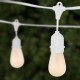Foco Vintage Decorativo Retro Blanco Cálido Clásico Baby Frosted 10W