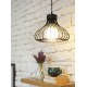 Lampara Vintage Industrial Colgante Jaula Onion Shape Edison Retro