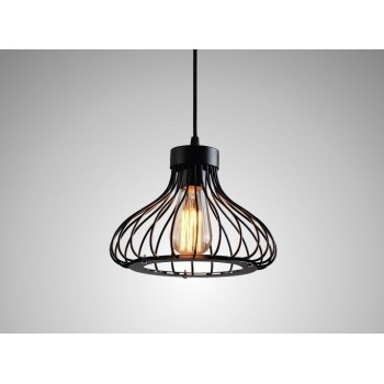 Lampara Vintage Industrial Colgante Jaula Onion Shape Edison Retro