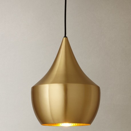 Lampara Tom Dixon Fat Brass Beat Dorado Industrial Restaurante Hotel Bar