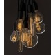 Candelabro Lampara Vintage Industrial Racimo 8 Focos Edison